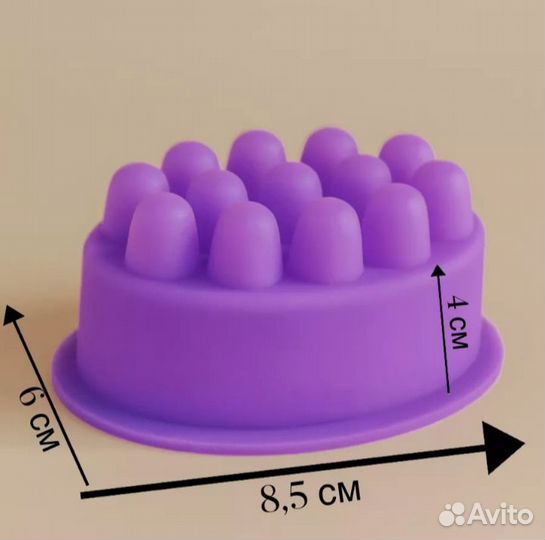 Форма массажного мыла 2шт