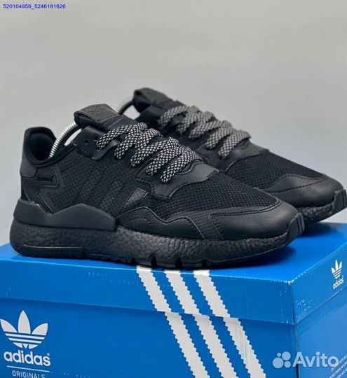 Кроссовки Adidas Nite Jogger Black (Арт.46282)