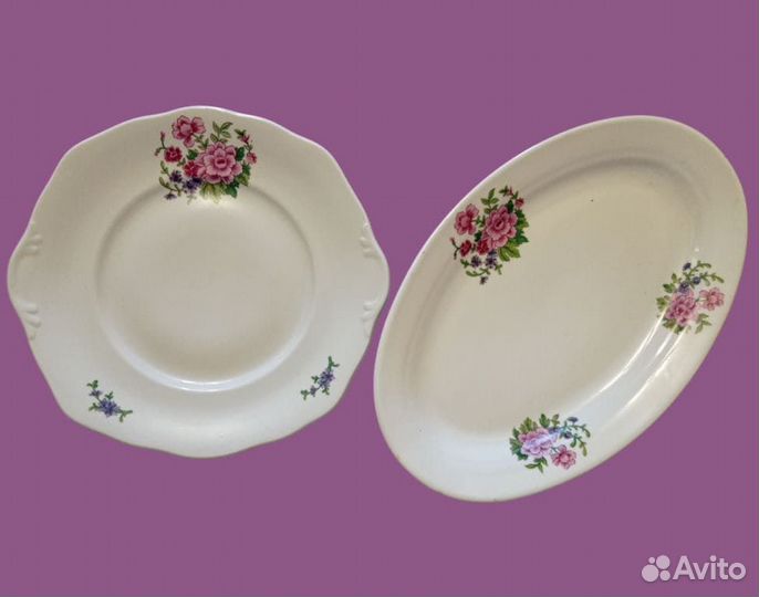 Набор из 2-х больших блюд, для праздничного стола