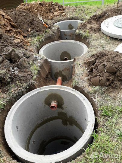 Септик под ключ из жб колец