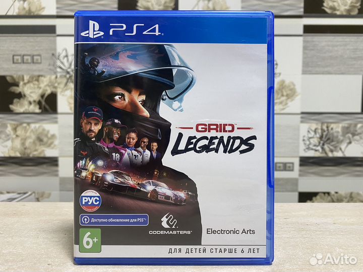 Grid Legends (Б/У Диск, Рус Субтитры) Sony PS4