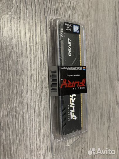 Оперативная память Kingston Fury Beast Black 16Gb