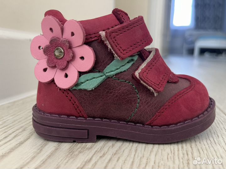 Ботинки Весна осень на девочку 18 р