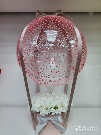 Подарочные корзины и боксы,букеты с шариками