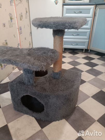 Когтеточка домик для кошки