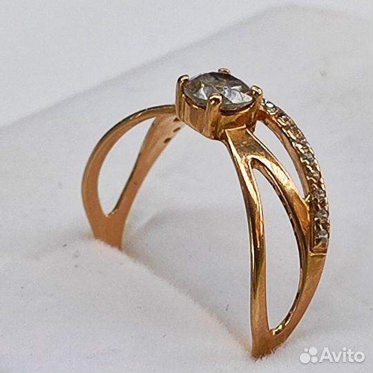 Кольцо золотое (арт 119345) Д15