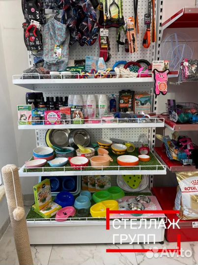 Торговые стеллажи новые для магазина