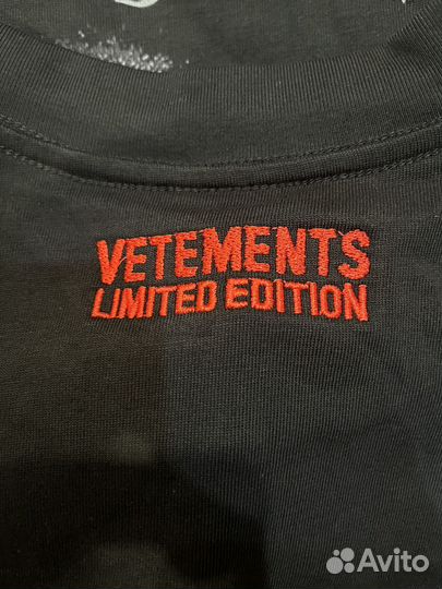 Футболка vetements rammstein