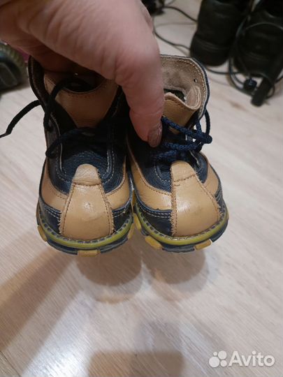 Ботинки нат.кожа на мальчика без утепления р. 20
