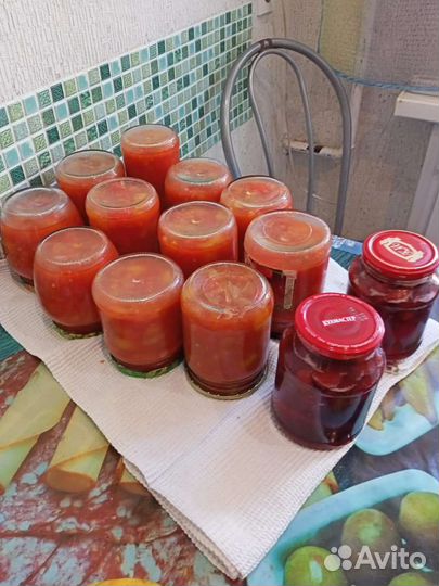 Лечо, лечо из кабачков, кабачковая икра, аджика