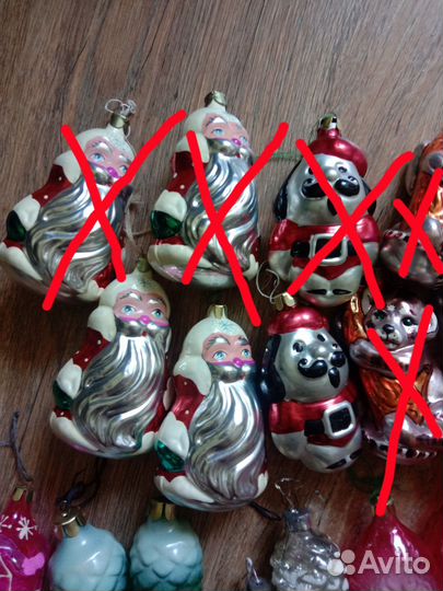 Елочные игрушки стекло