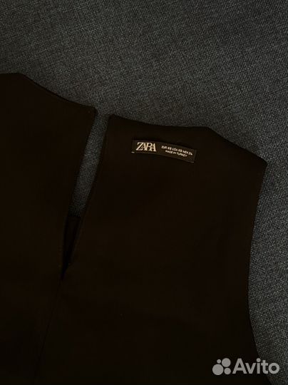 Платье zara xs черное