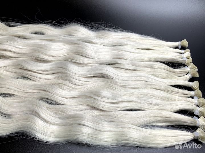 Славянские волосы для наращивания, 60см, блонд