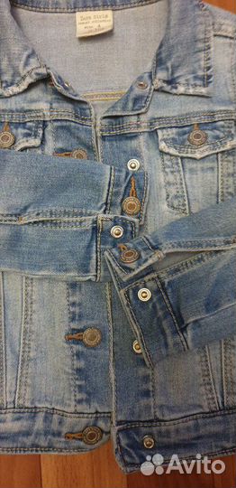 Zara куртка джинсовая