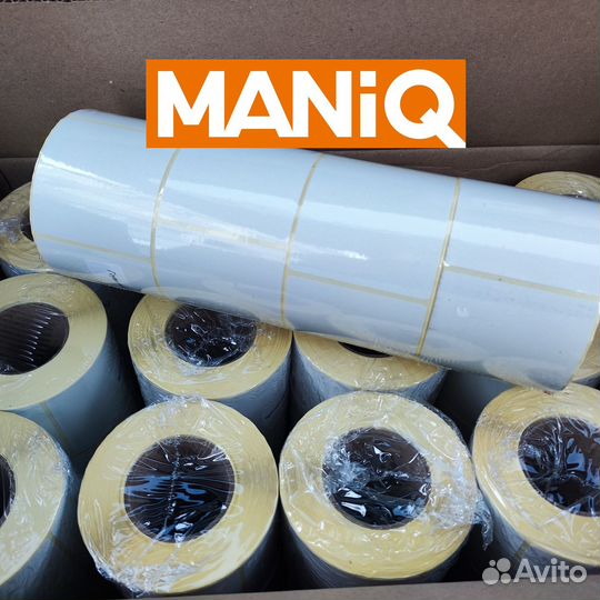 Термоэтикетки maniq 58х60 500 шт оптом