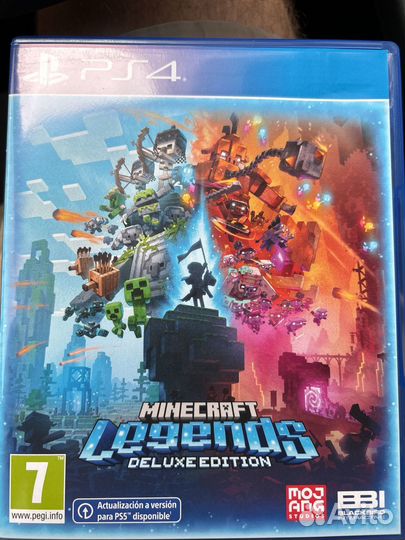 Minecraft legends ps4 диск