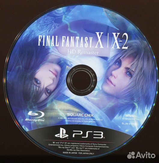 Final Fantasy X, X-2 HD Remaster, PS3, bljm 61093