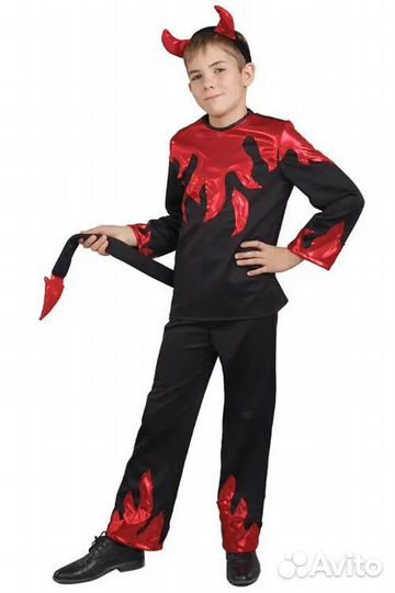 Костюм новогодний карнавальный чертик чертенок