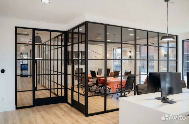 Перегородки для зонирования офисов и ТЦ