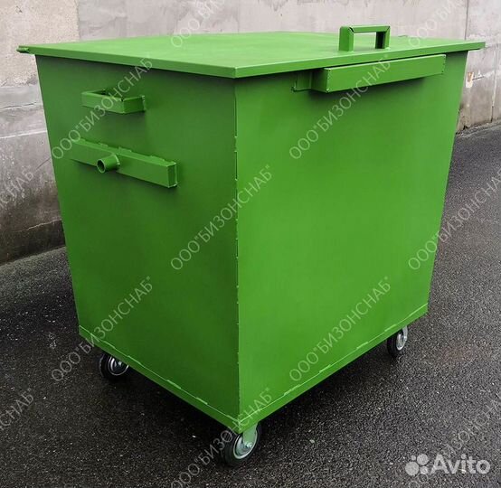 Евроконтейнер мусорный 1,1 м3 Арт 6019