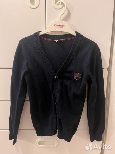 Кардиган и жилет трикотажные в школу