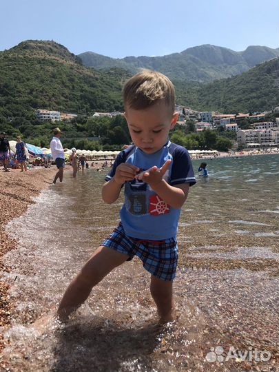 Купальные шорты и UV кофта для мальчика