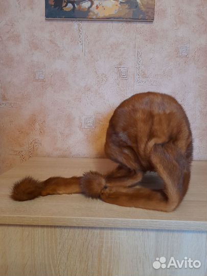 Шапка норковая женская