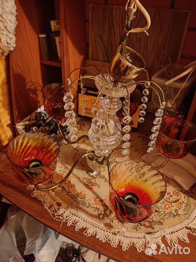 Хрустальная люстра СССР