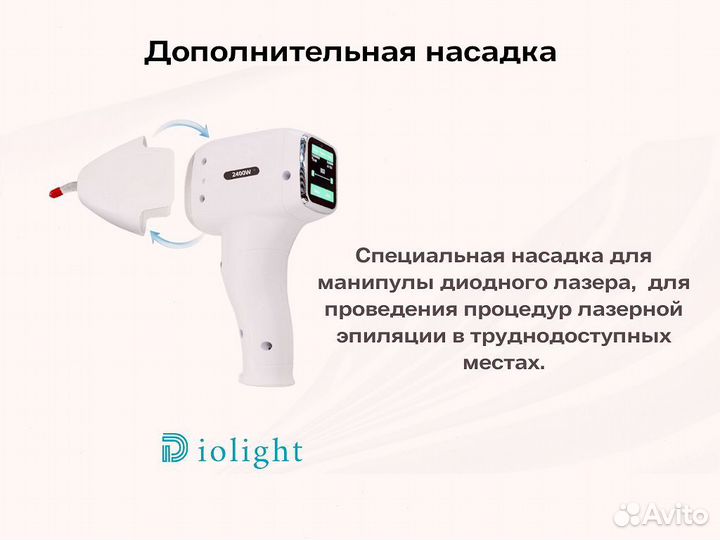 Диодный лазер DioLight UltraOne 1800в, рассрочка