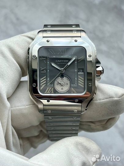 Часы Cartier Santos De Cartier Dual Time 40mm