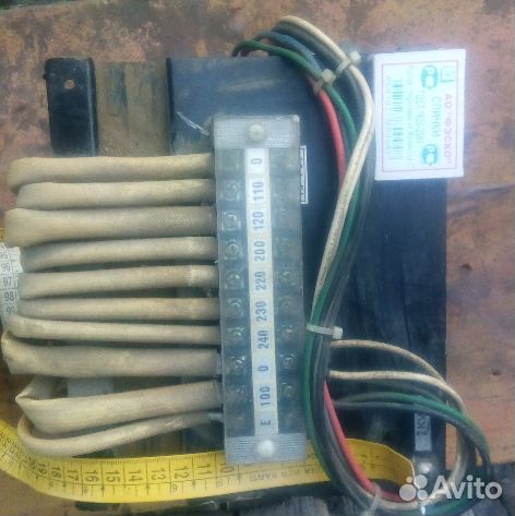 Трансформатор понижающий на 100,110,120в.,2квт
