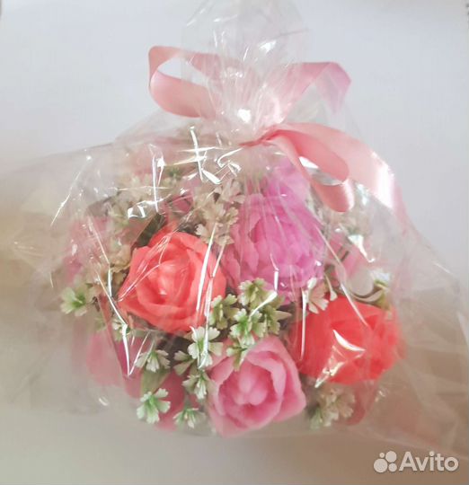 Букет цветов из мыла