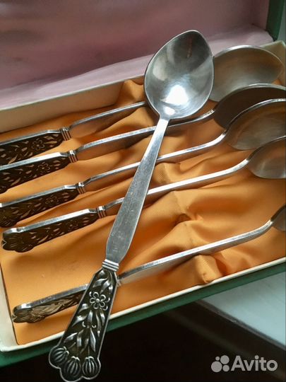 Чайные ложки. Мельхиор. СССР