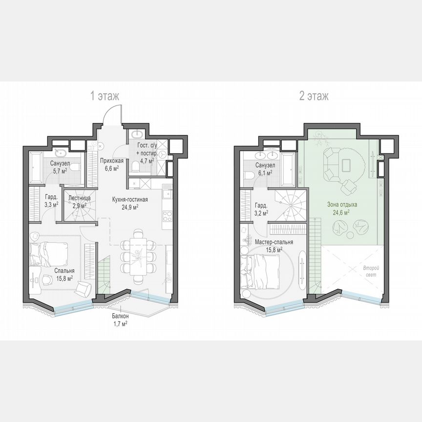 2-к. квартира, 90,2 м², 9/14 эт.