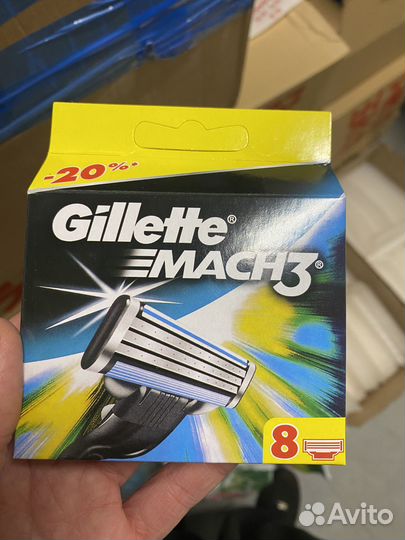 Сменные кассеты/ Gillette Mach 3