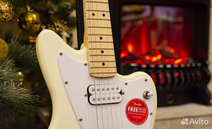 Fender Squier Mini Jazzmaster HH MN Olympic White