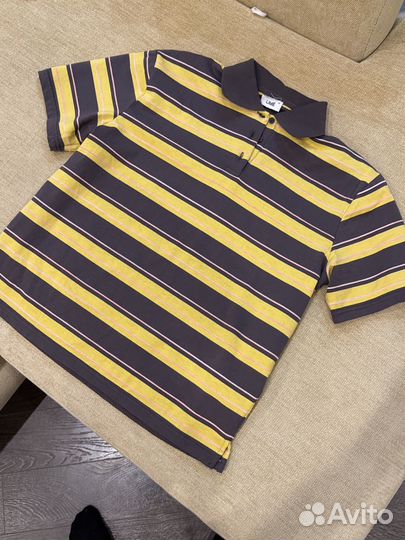 Поло полоска lime полоска