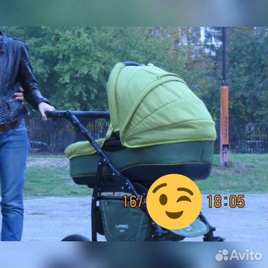 Коляска 2 в 1 adamex nitro