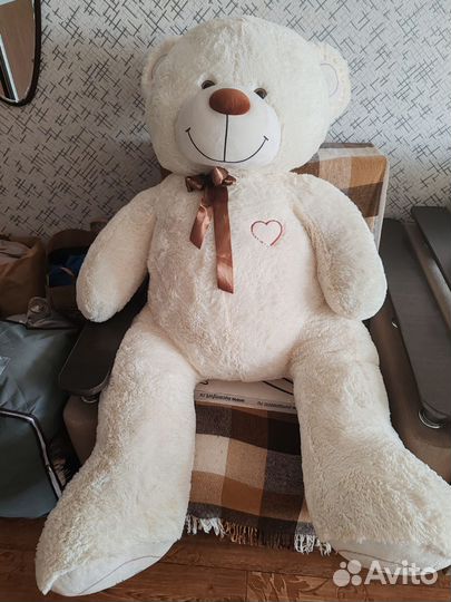 Плюшевый медведь 2 метра новый