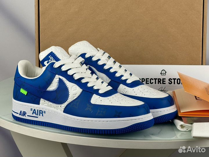 Кроссовки Louis Vuitton X Nike Air Force 1 Royal