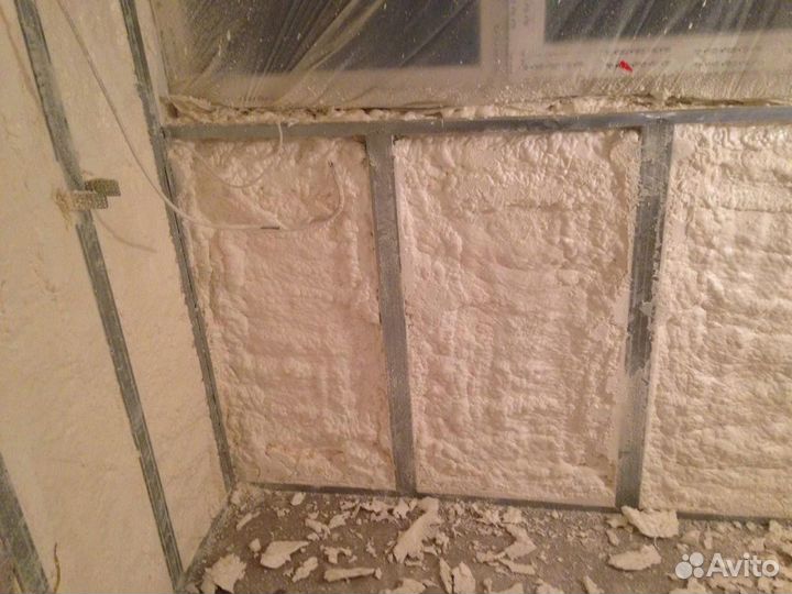 Утепление пенополиуретаном фасада