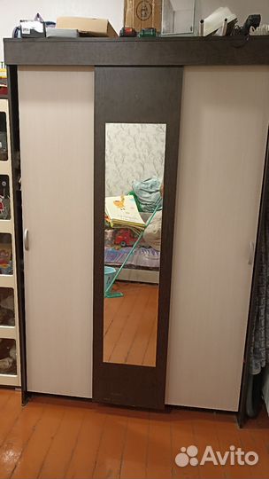 Шкаф купе с зеркалом бу