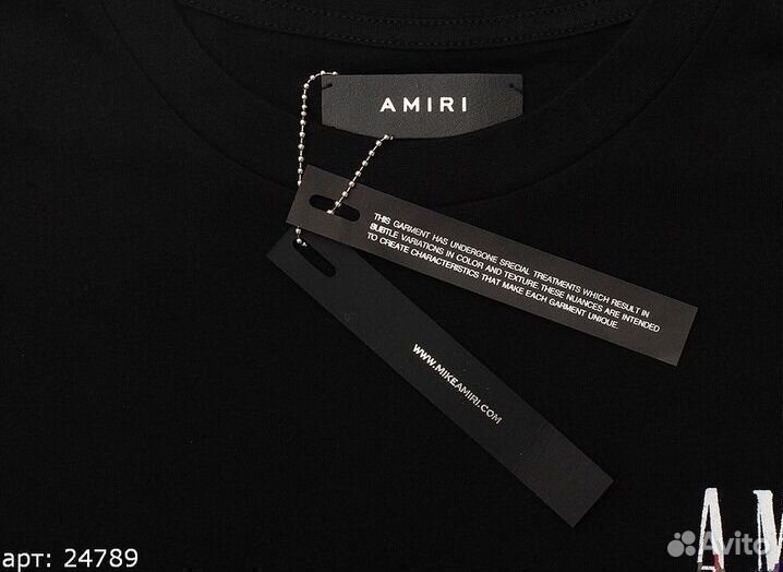 Футболка Amiri Черная