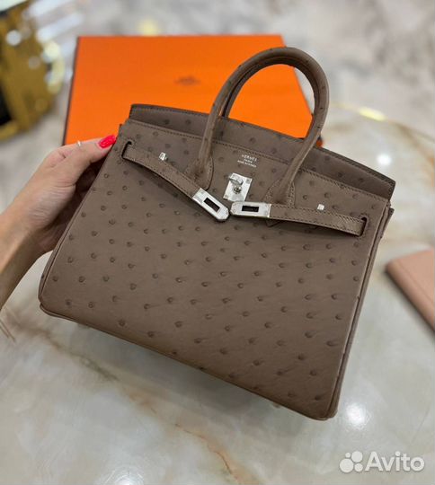 Сумка Hermes birkin страус