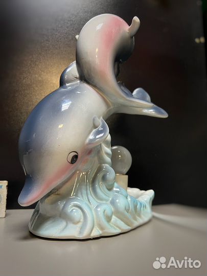Светильник дельфины
