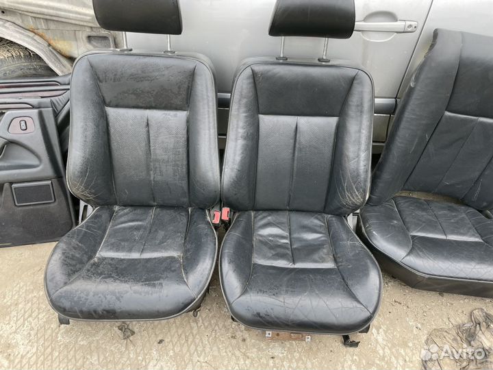 Кожаный салон w210 дорест