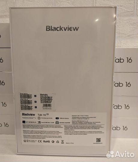BlackView Tab 16 8/256 LTE +чехол+стекло+стилус