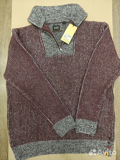 Свитер с молнией Scotch & Soda XL