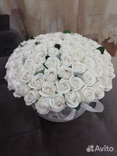 Букет цветов из мыла