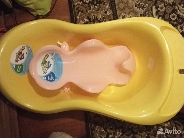 Детская ванночка для купания с горкой